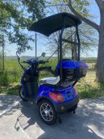 Електрическа триколка MaxMotors FM1 Lux Blue с покрив1500W - Image 4