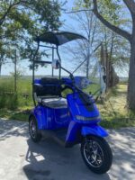 Електрическа триколка MaxMotors FM1 Lux Blue с покрив1500W - Image 6