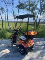 Електрическа триколка MaxMotors FM1 Lux Orange1800W - Image 4