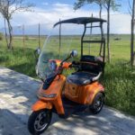 Електрическа триколка FM Orange | 1800W, с покрив - trikolki
