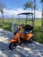 Електрическа триколка FM Orange | 1800W, с покрив - trikolki