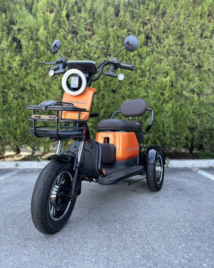Електрическа триколка двуместна | Pudding 2000W-60V, Orange