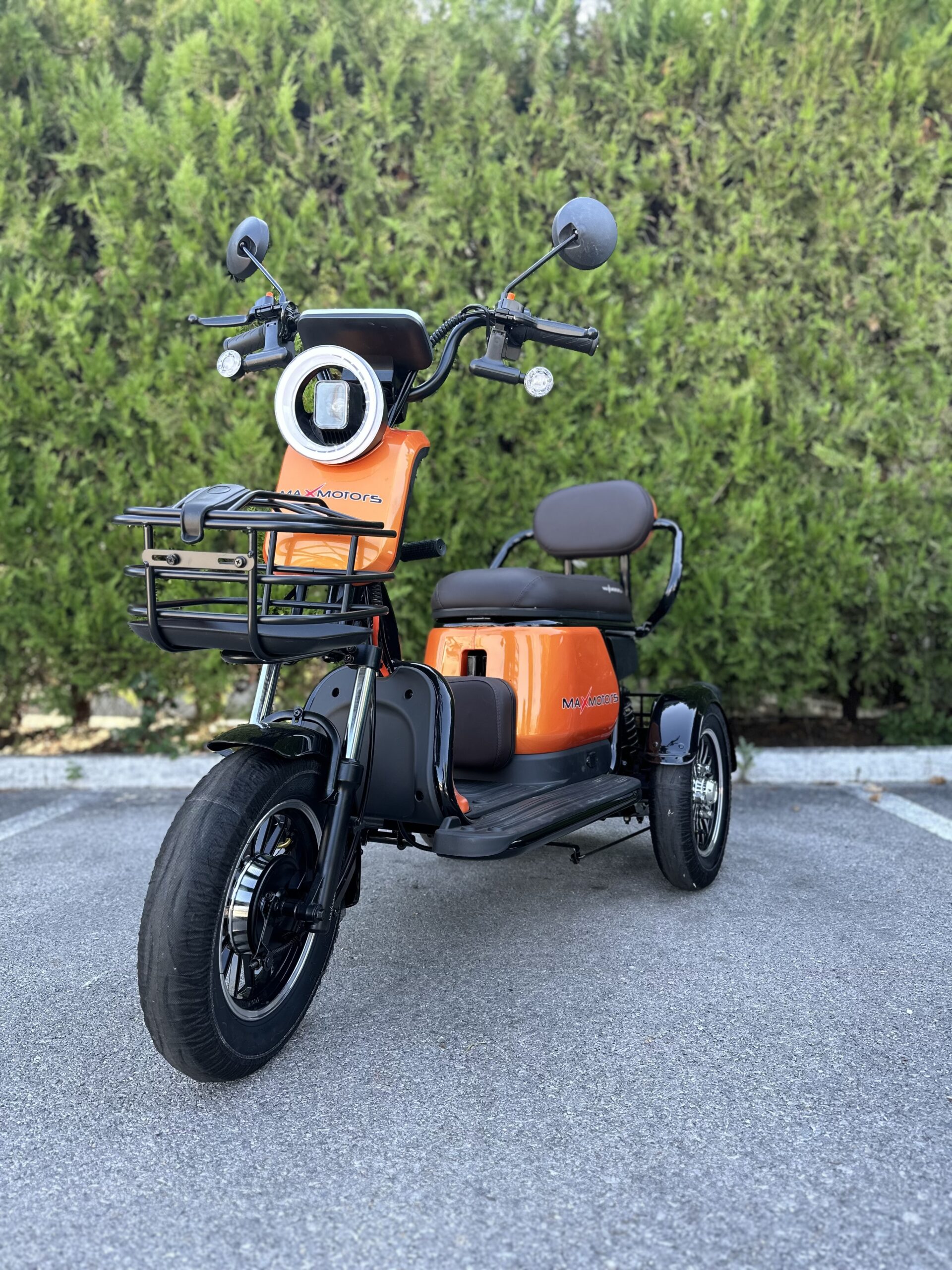 Електрическа триколка двуместна | Pudding 2000W-60V, Orange