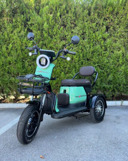 Електрическа триколка двуместна | Pudding 2000W-60V, Green