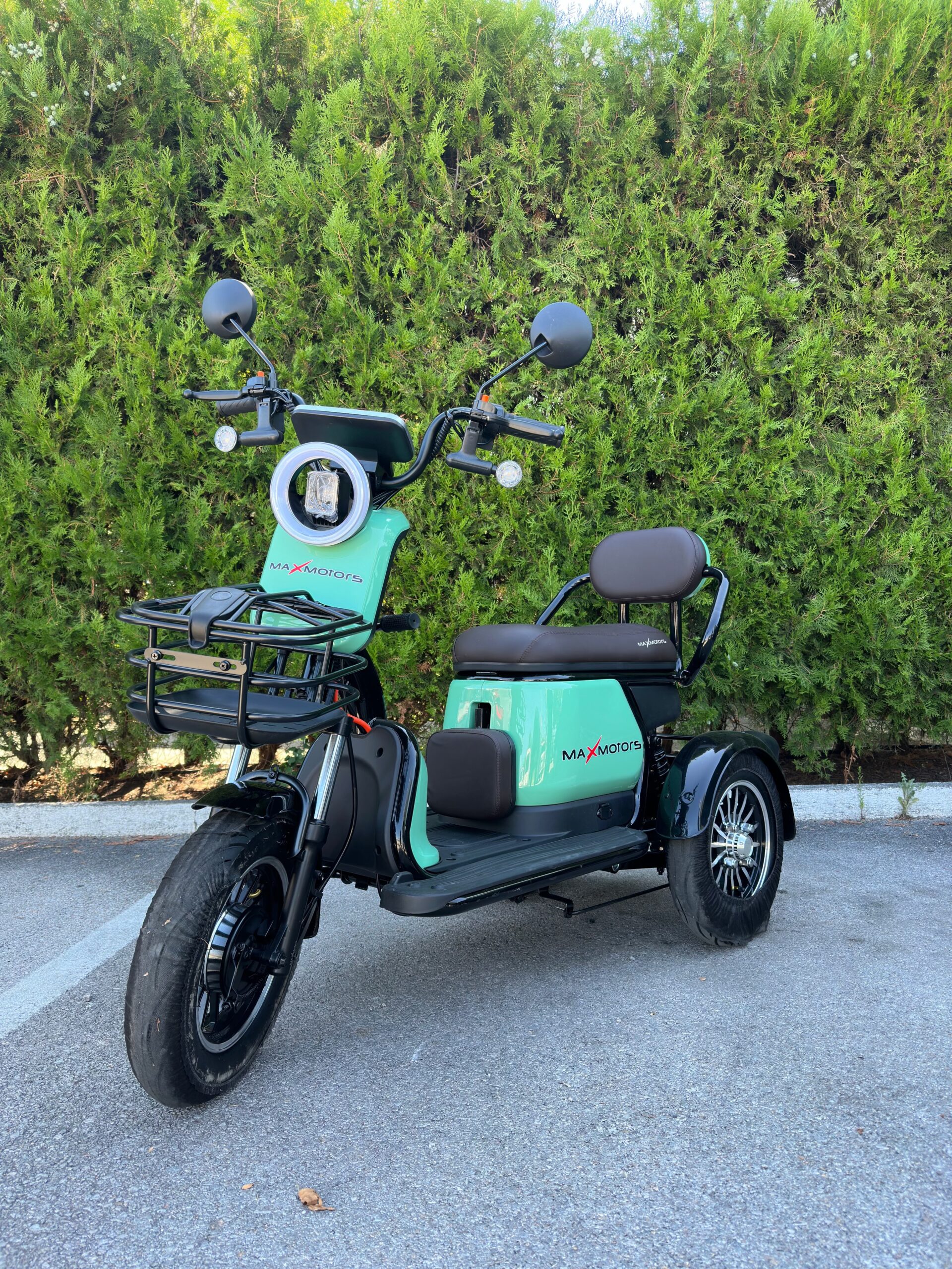 Електрическа триколка двуместна | Pudding 2000W-60V, Green