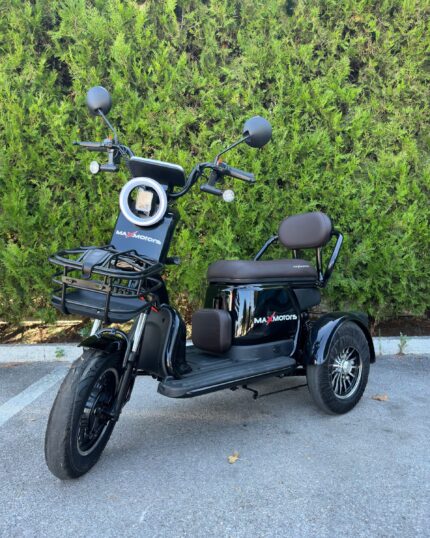Електрическа триколка двуместна | Pudding 2000W-60V, Black