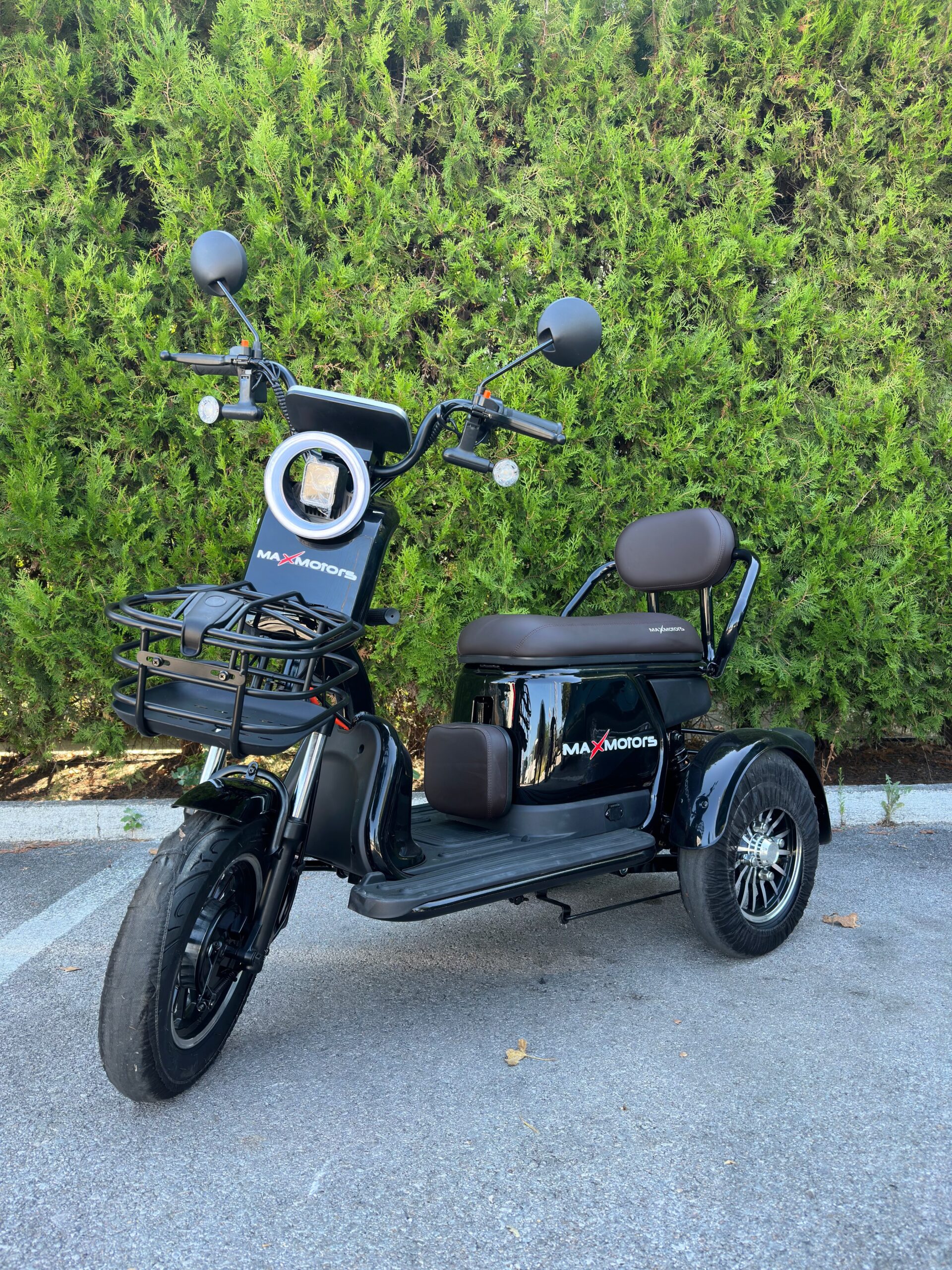 Електрическа триколка двуместна | Pudding 2000W-60V, Black
