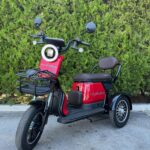 Електрическа триколка двуместна | Pudding 2000W-60V, Red