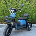 Електрическа триколка двуместна | Pudding 2000W-60V, Blue